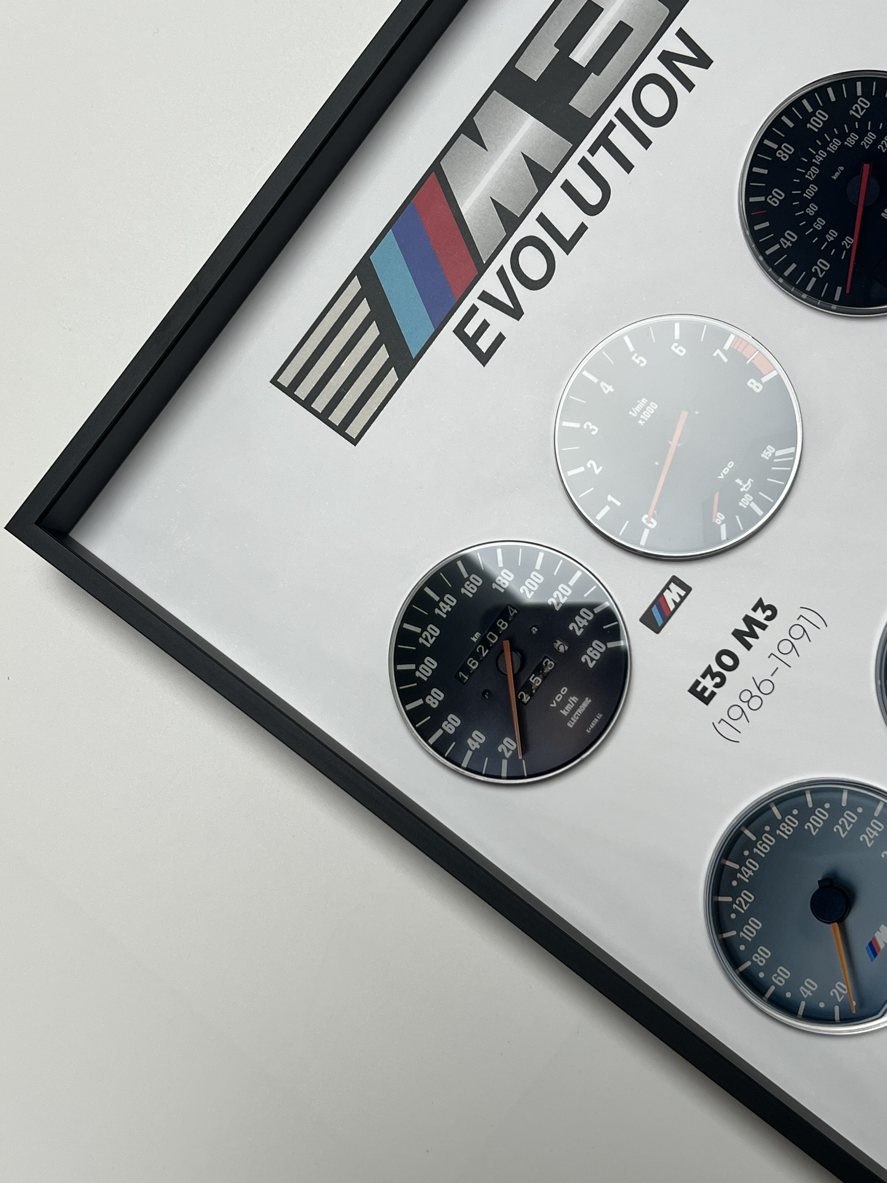 BMW M3 3D Gauge Wall Art – Motorsport Series