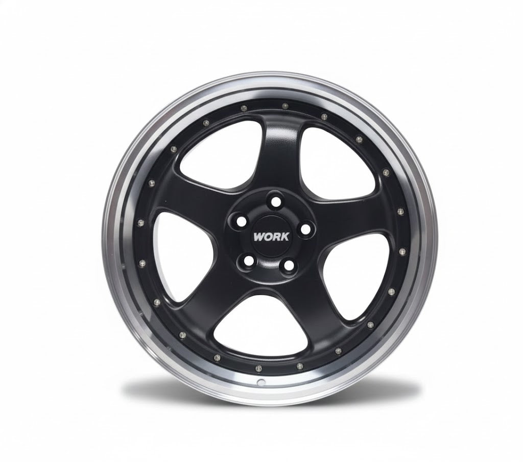 Work Wheel Style 10cm Die-Cast Aluminium Mini Wheel